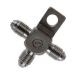 TE MALE 3 VOIES 3/8X24 JIC / UNF Fixation Radiale