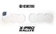 2 VITRES D'ADAPTATION TRANSPARENTE LONGUE PORTÉE POUR RAMPE LED XPRO RALLYE