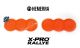2 VITRES D'ADAPTATION ORANGE VISION LARGE POUR RAMPE LED XPRO RALLYE